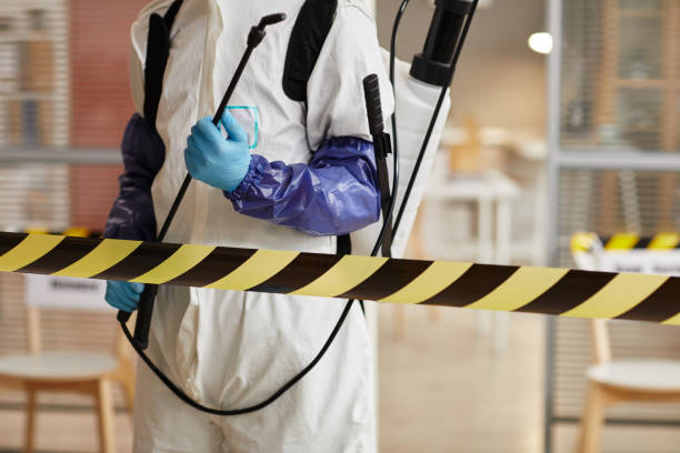 Professional Trauma Scene Cleanup technician working in Oakville, IN